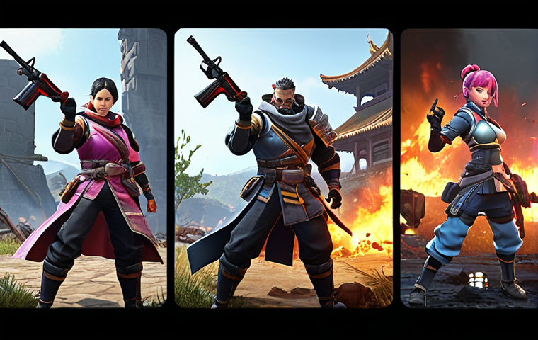 **

"A vibrant mobile game interface showcasing four '弹弹特工队' characters with unique skills and weapons, strategically positioned for battle. Highlight character synergy with visual effects connecting them. The background features a stylized battlefield with destructible elements."

**